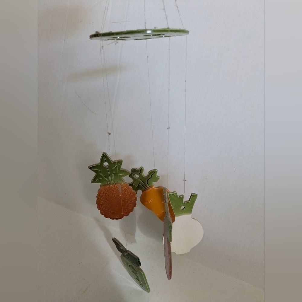Vintage Vegetable wind chimes
